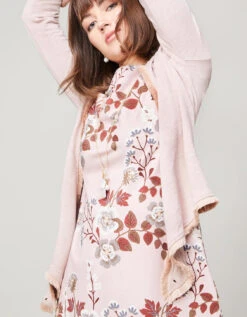 Island Fringe Dress Parade Floral Vine Mauve -Spartina Store 372365q