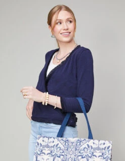Clara Convertible Cardigan Navy 7 Clara Convertible Cardigan Navy -Spartina Store 373386d