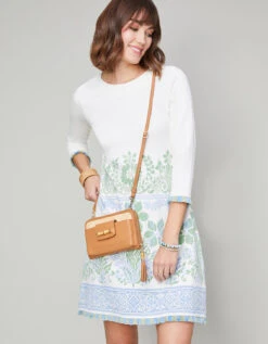 Island Fringe Dress Peeples Song Floral Border 9 Island Fringe Dress Peeples Song Floral Border -Spartina Store 373621e