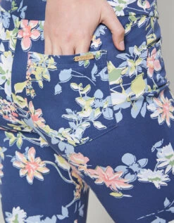 Maren Pull-On Pant Peeples Song Lattice Leaf Flower -Spartina Store 374130d