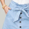 Neveah Denim Skirt Palm Grove Wash