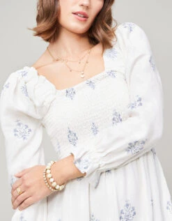 Riverly Smocked Dress Peeples Song Sweet Floral 8 Riverly Smocked Dress Peeples Song Sweet Floral -Spartina Store 374345b