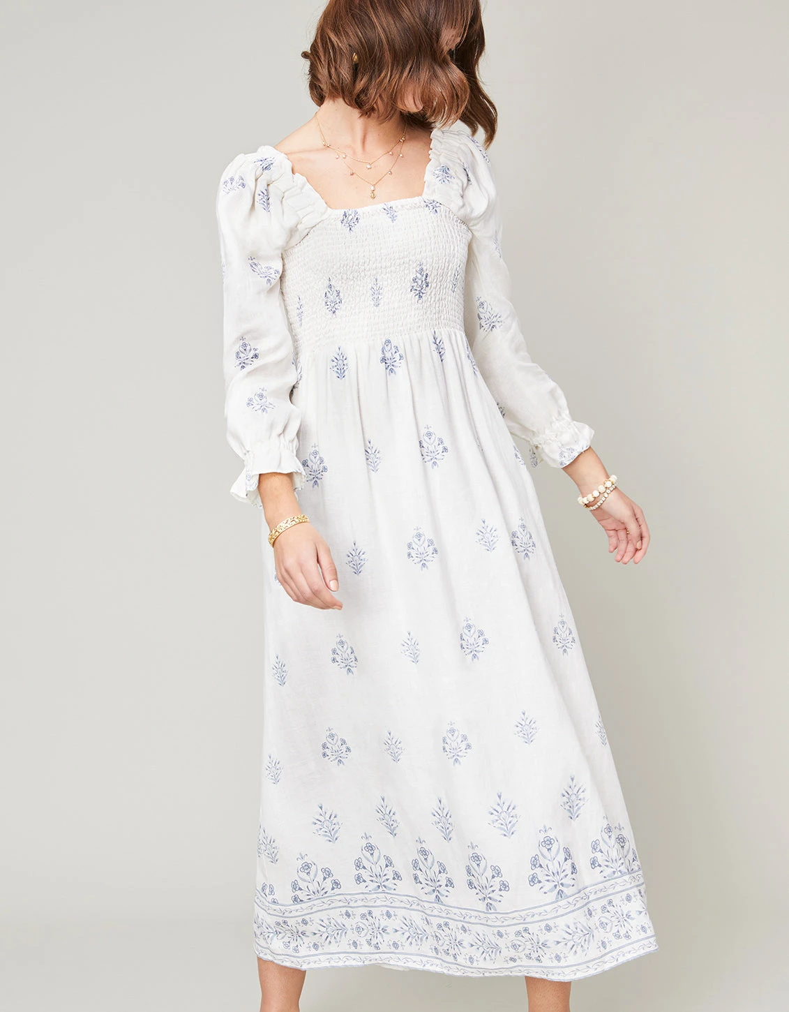 Riverly Smocked Dress Peeples Song Sweet Floral 1 Riverly Smocked Dress Peeples Song Sweet Floral