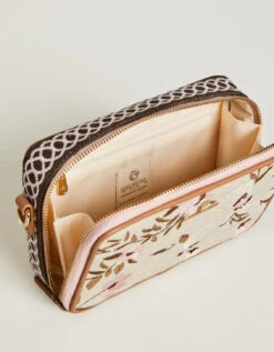 Carmella Crossbody Parade Embroidered Floral -Spartina Store 374635c