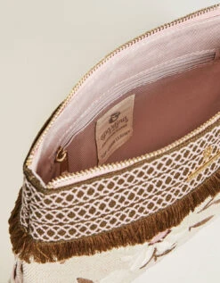 Maci Wristlet Parade Embroidered Floral -Spartina Store 374673c