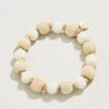 Summer House Stretch Bracelet 12mm Natural