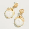 Fruit Drop Earrings Pearl