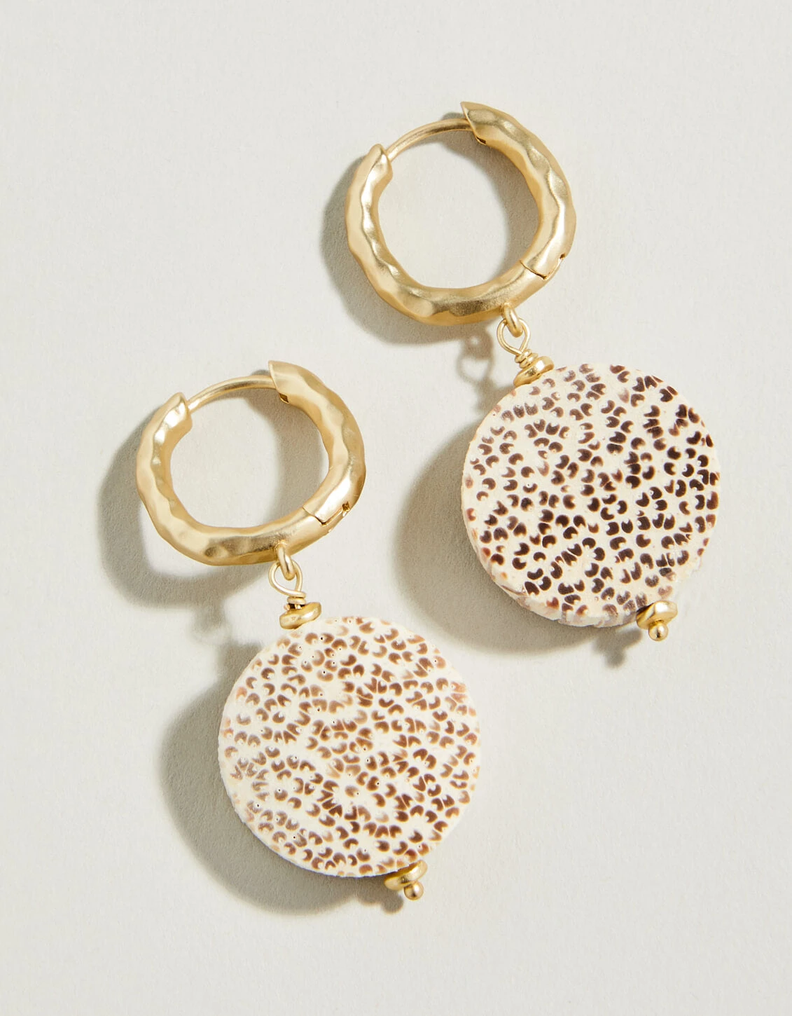 Palm Wood Hoop Earrings Natural 1 Palm Wood Hoop Earrings Natural