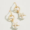 Starfish Groupie Earrings Pearl