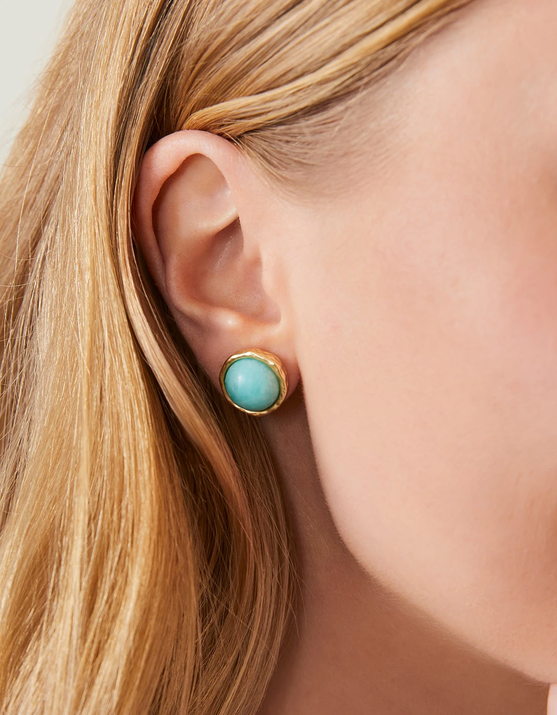 Bauble Stud Earrings Amazonite 1 Bauble Stud Earrings Amazonite