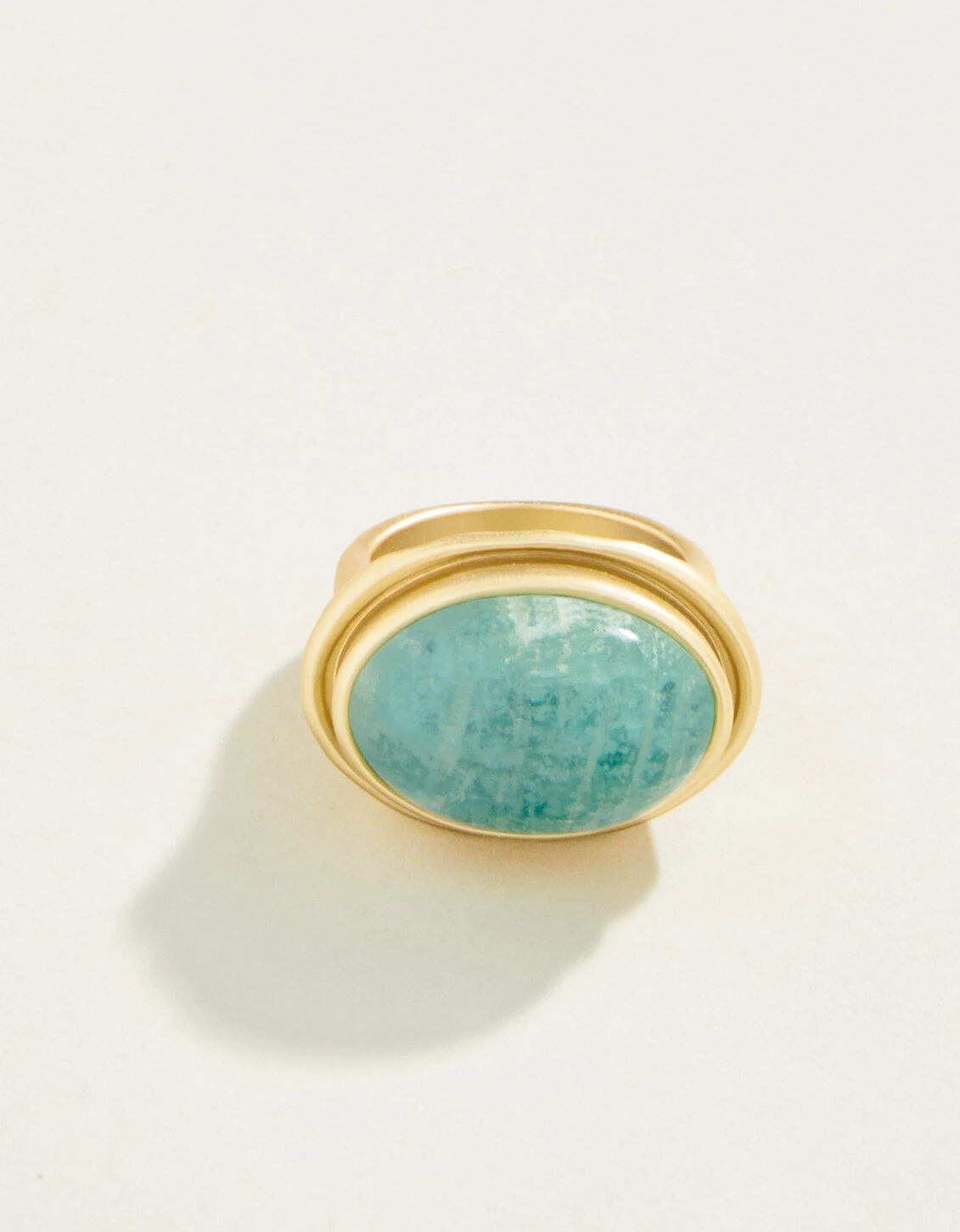 Oval Stone Ring Amazonite 1 Oval Stone Ring Amazonite