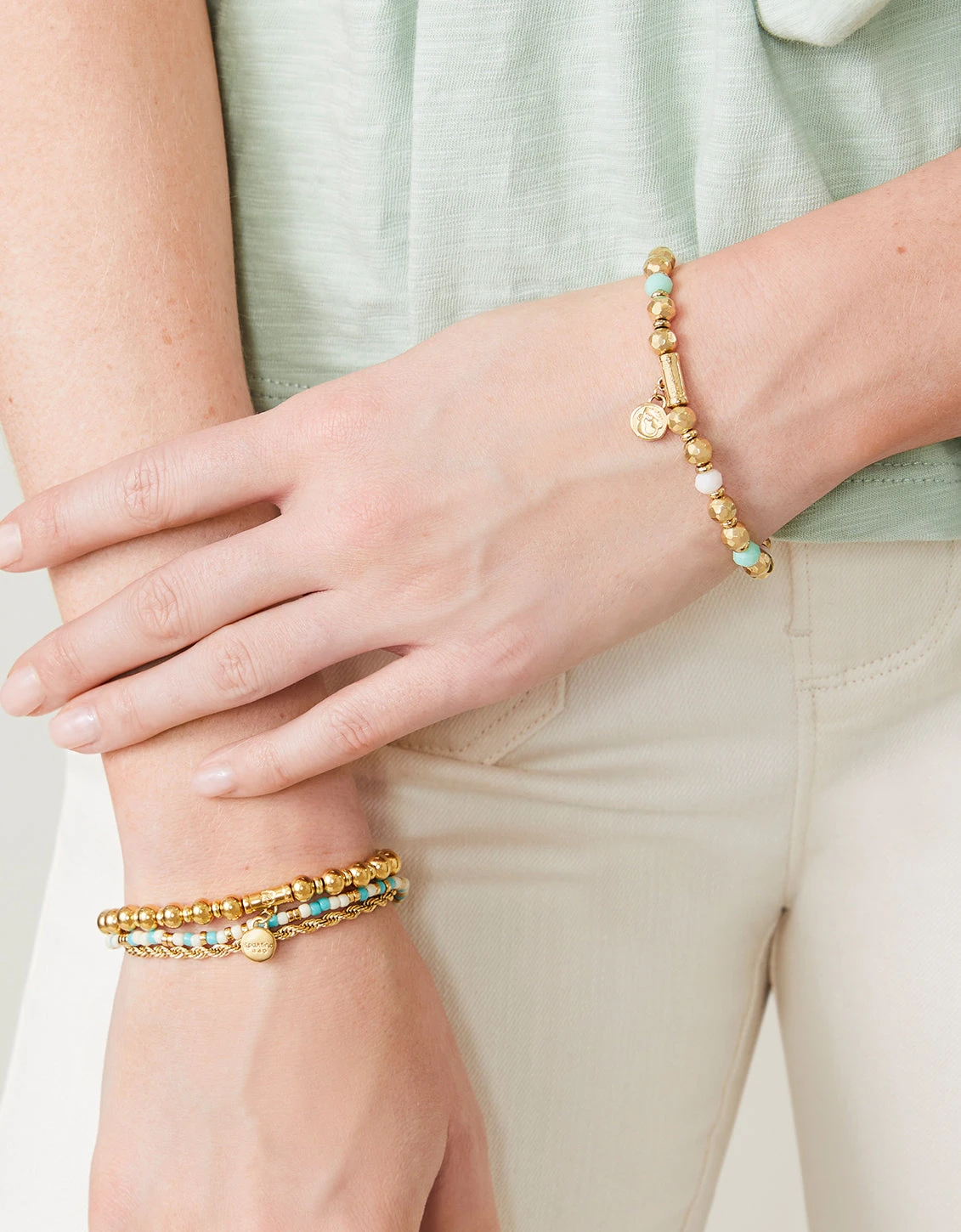 South Beach Stretch Bracelet 6mm 2 South Beach Stretch Bracelet 6mm - Image 2