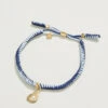 Friendship Bracelet Dark Blue/Powder Blue/Oyster