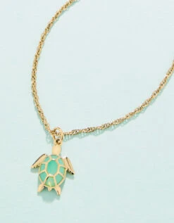 Hilton Head Sea Turtle Necklace 18" 6 Hilton Head Sea Turtle Necklace 18" -Spartina Store 375830