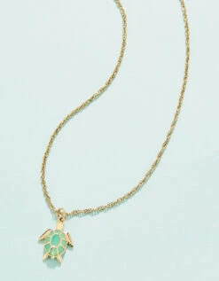 Hilton Head Sea Turtle Necklace 18"
