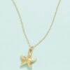 Starfish Necklace, 18"
