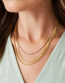 Folly Field Layered Necklace 18'' -Spartina Store 375915m
