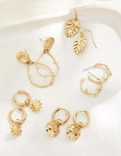 Sunshine Convertible Hoop Earrings -Spartina Store 375991x