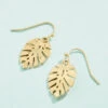Monstera Earrings