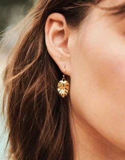 Monstera Earrings -Spartina Store 376028o