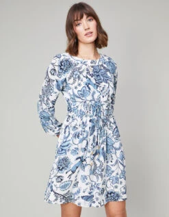 Anette Silk Dress Peeples Song Lowcountry Spring -Spartina Store 376189c