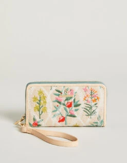 449 Wallet Queenie Topiary Flax