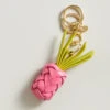 Pineapple Keychain Pink/Green