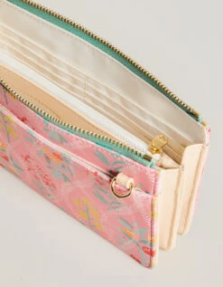 Lindsey Phone Crossbody Queenie Topiary Pink -Spartina Store 376356d