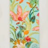 Beach Towel Queenie Tropical Floral Sea Foam