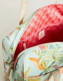 Duffle Queenie Tropical Floral Sea Foam -Spartina Store 376493c