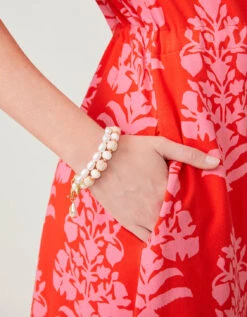 Blakelynn Midi Dress Queenie Woodblock Floral Tomato 11 Blakelynn Midi Dress Queenie Woodblock Floral Tomato -Spartina Store 377131d