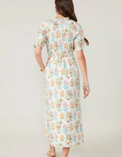 Joanie Midi Dress Queenie Topiary White 14 Joanie Midi Dress Queenie Topiary White -Spartina Store 377377g