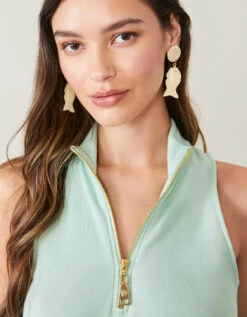 Keira Zip Tank Sea Glass