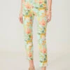 Maren Pull-On Pant Queenie Tropical Floral Sea Foam