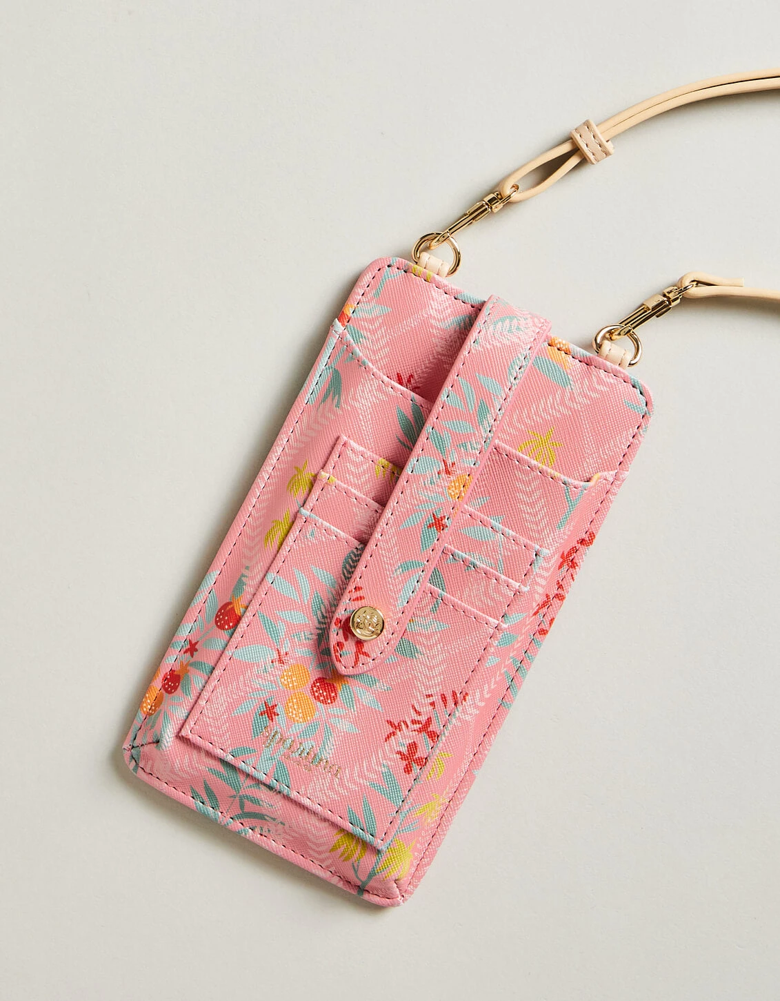 Lily Phone Crossbody Queenie Topiary Pink 1 Lily Phone Crossbody Queenie Topiary Pink