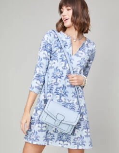 Siren Mia Crossbody Blue Fog 6 Siren Mia Crossbody Blue Fog -Spartina Store 378466m