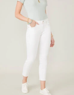 Ellington Slim Jean Pearl White