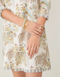 Island Fringe Dress Jane Bird Palm -Spartina Store 379869c