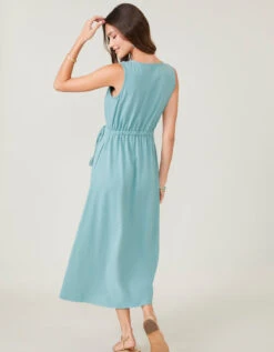 Lenea Maxi Dress Ocean Teal -Spartina Store 379982b