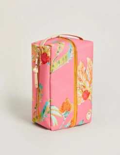 Golf Shoe Bag LW Queenie Tropical Floral Pink