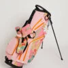 Golf Stand-Up Bag Queenie Tropical Floral Pink