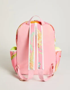 Tennis Backpack Queenie Tropical Floral Pink -Spartina Store 380377b