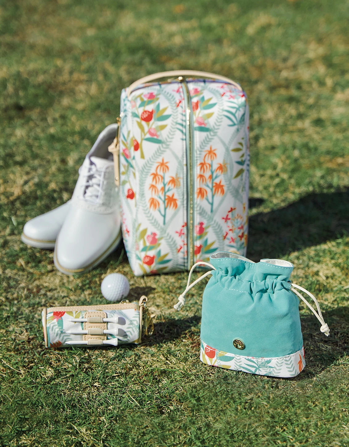 Ball And Tee Pouch LW Queenie Topiary White 2 Ball And Tee Pouch LW Queenie Topiary White - Image 2