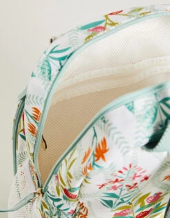 Pickleball Backpack LW Queenie Topiary White -Spartina Store 380469d