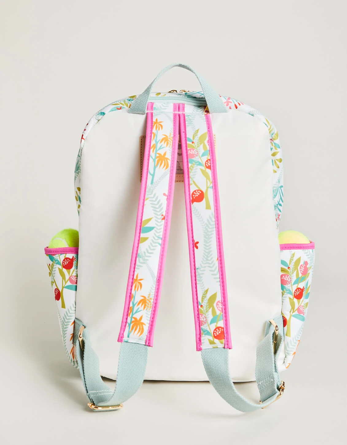 Tennis Backpack LW Queenie Topiary White 3 Tennis Backpack LW Queenie Topiary White - Image 3