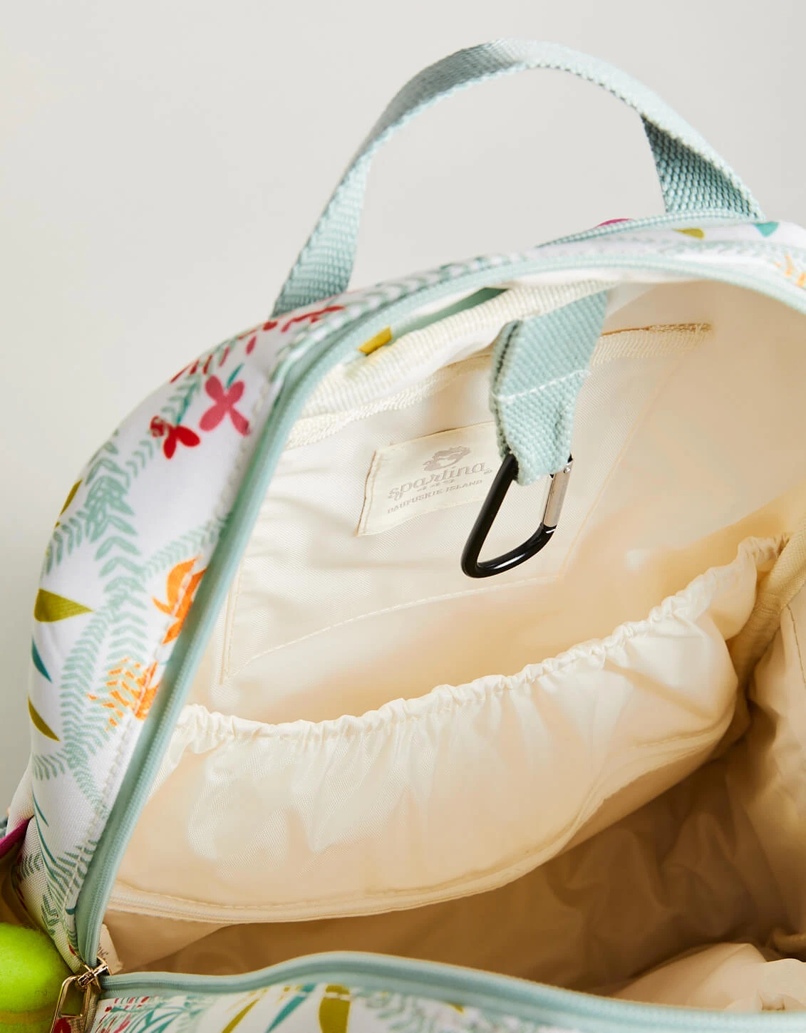 Tennis Backpack LW Queenie Topiary White 4 Tennis Backpack LW Queenie Topiary White - Image 4