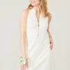 Keira Tennis Dress Pearl White