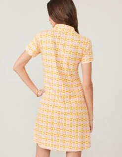 Short Sleeve Serena Pique Dress Ollie Geo 6 Short Sleeve Serena Pique Dress Ollie Geo -Spartina Store 381220b