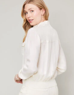 Charleigh Jacket Buttercream -Spartina Store 381282o