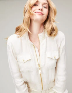 Charleigh Jacket Buttercream -Spartina Store 381282p